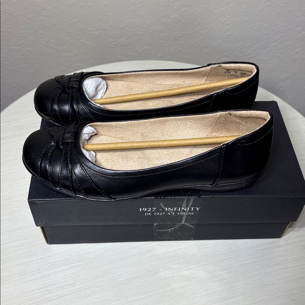 SOUL Naturalizer Gift black Faux leather ballet flat. NWT(NIB) Size6.5M US - Picture 6 of 8